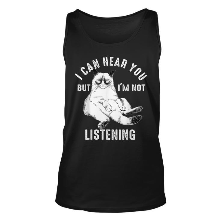 I Can Hear You But Im Not Listening Funny Unisex Tank Top