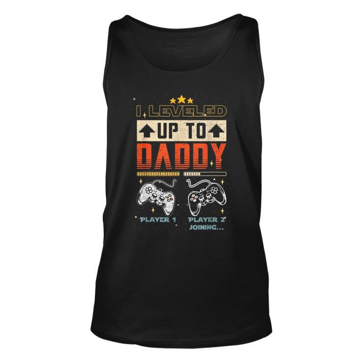 I Leveled Up To Daddy 2023 Fathers Day Gift Soon To Be Dad  Unisex Tank Top