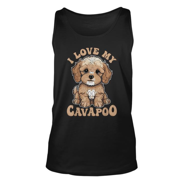I Love My Cavapoo Dog Lover Cavoodle Owner  Unisex Tank Top