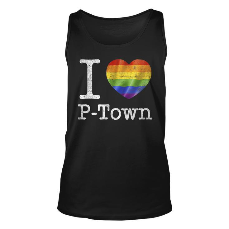 I Love P-Town  - Provincetown Ma Gay Pride Lgbt  Unisex Tank Top