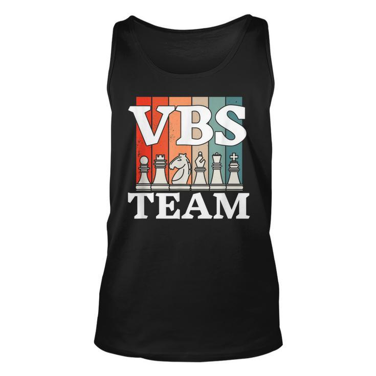I Love Vbs 2023 Chess Game Vacation Bible School Knight  Unisex Tank Top
