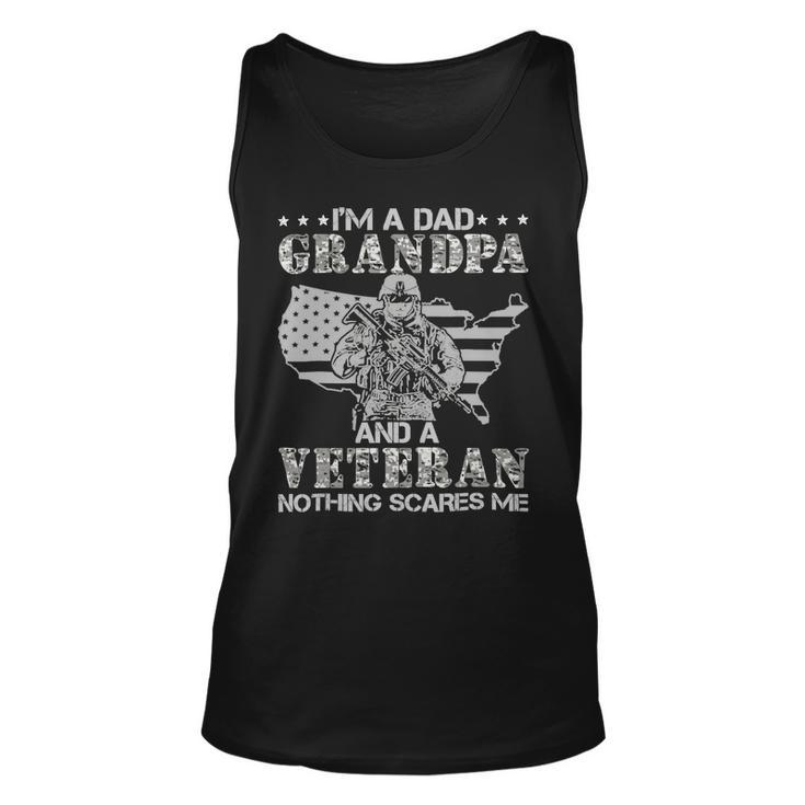 Im A Dad Grandpa Funny Veteran Fathers Day 62 Unisex Tank Top
