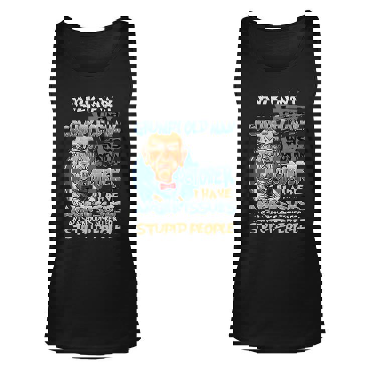 Im A Grumpy Old October Man Gift For Mens Unisex Tank Top