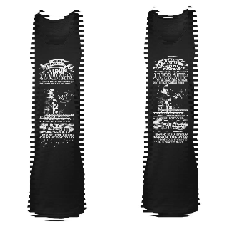 Im A Proud Dad Of A Stubborn Tattooed Daughter Unisex Tank Top