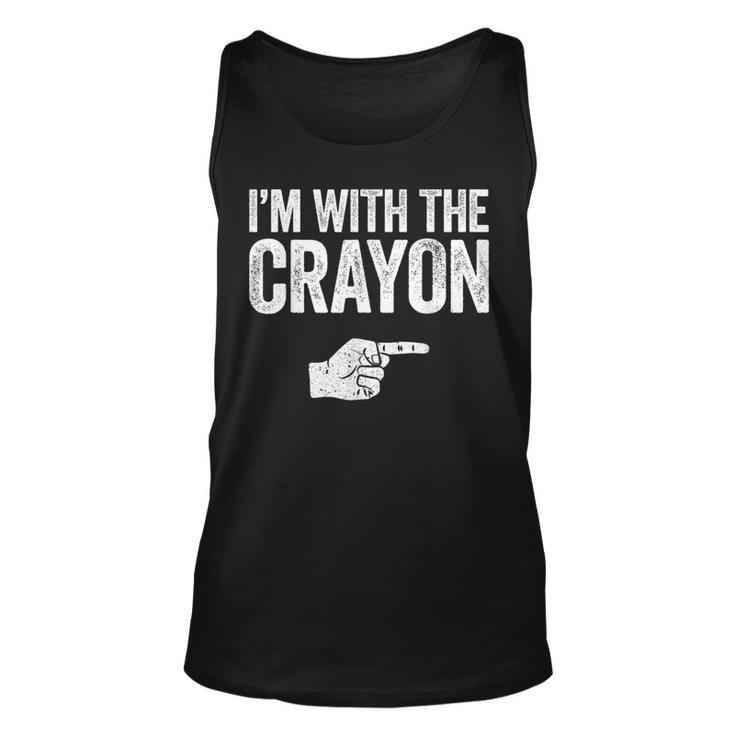 I'm With The Crayon Matching Crayon Costume Tank Top