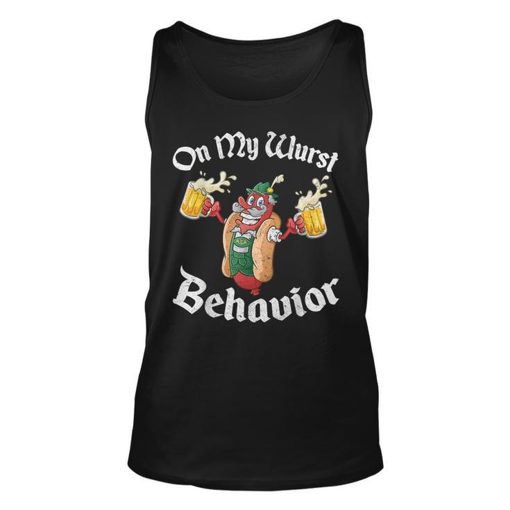 I'm On My Wurst Behavior Oktoberfest 2023 Costume Tank Top