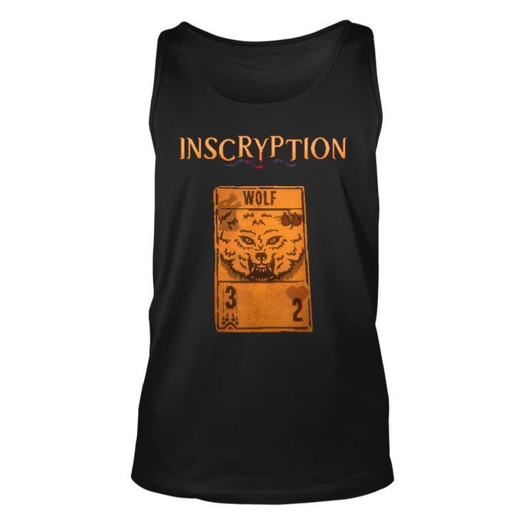 Inscryption Psychological Wolf Card Game Halloween Scary Halloween Tank Top
