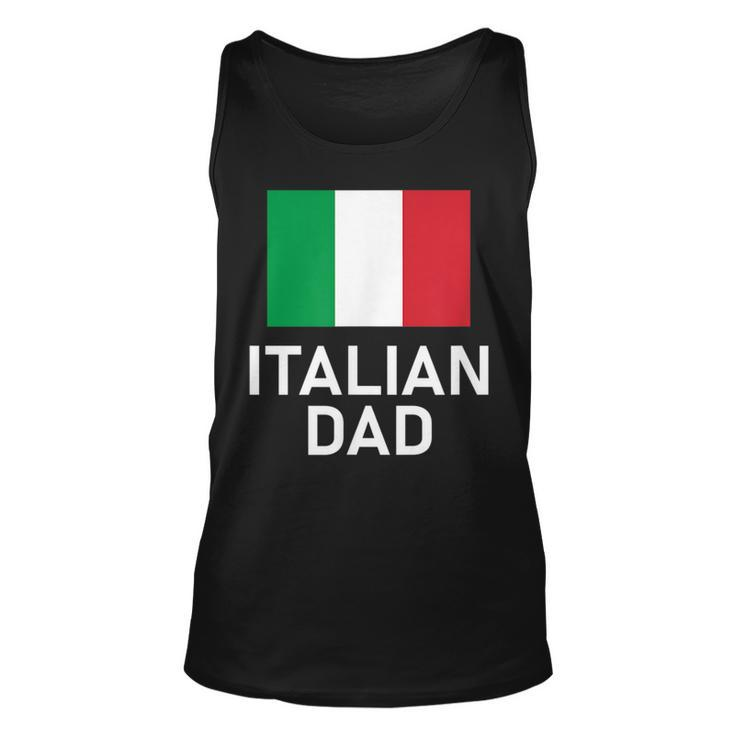 Italy Italian Dad Flag For Family  Unisex Tank Top