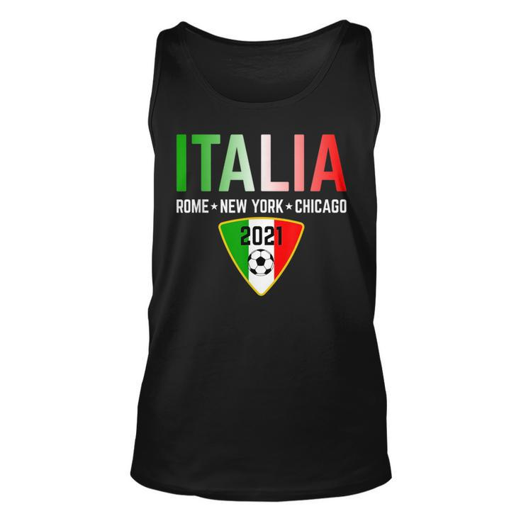Italy Soccer 2020 2021 Italia Italian New York Chicago  Unisex Tank Top