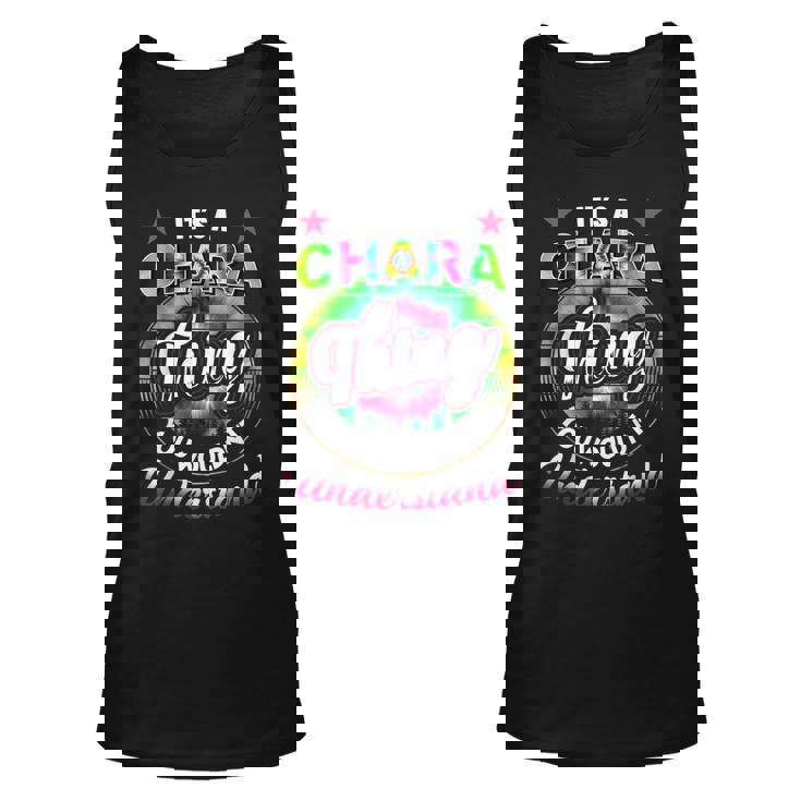 Its A Chara Thing Tie Dye Chara Name Unisex Tank Top