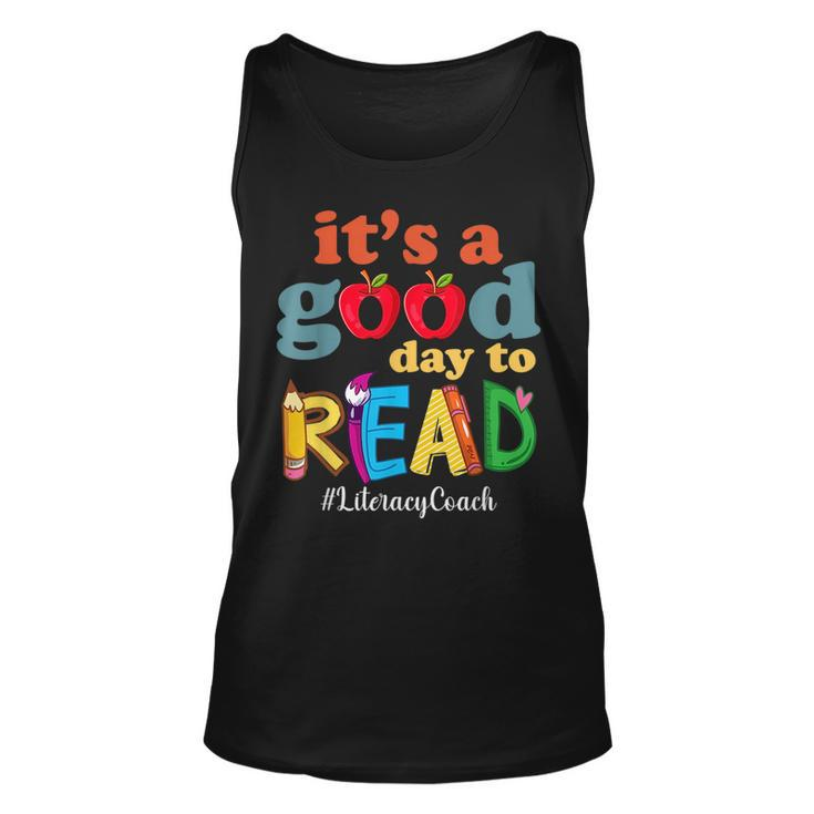 Its A Good Day To Read Book Lover Reading Literacy Coach Reading  Tank Top
