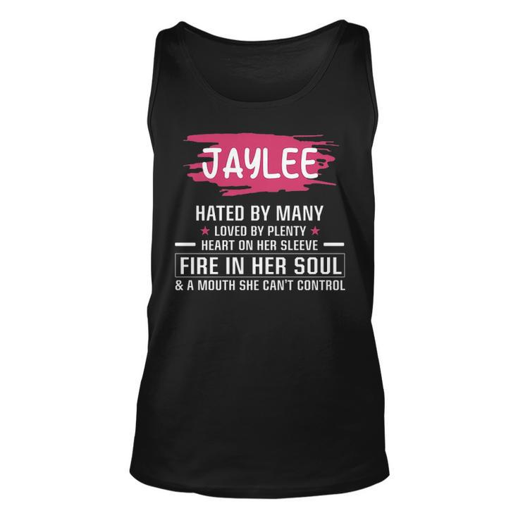 Jaylee Name Gift Jaylee Hated By Many Loved By Plenty Heart Her Sleeve Unisex Tank Top