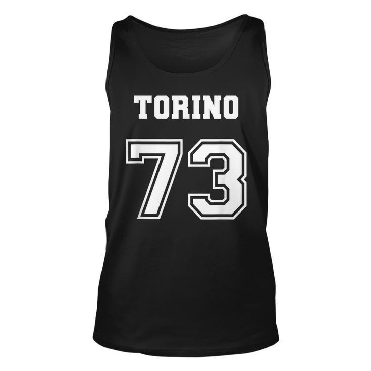 Jersey Style Torino 73 1973 Muscle Classic Car Unisex Tank Top