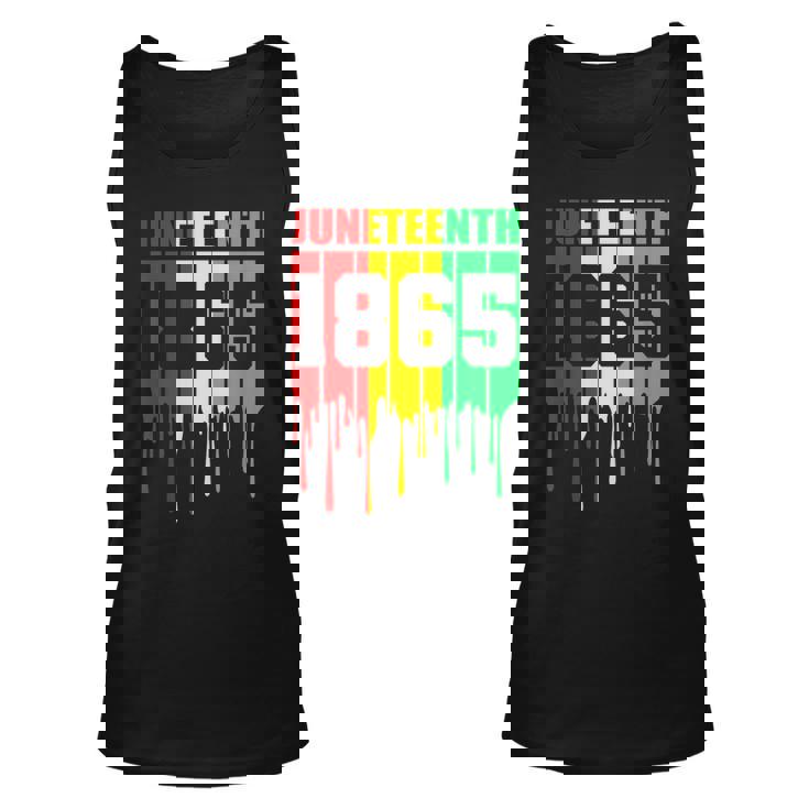 Junenth 1865 African Flag Color Celebrate Junenth  Unisex Tank Top