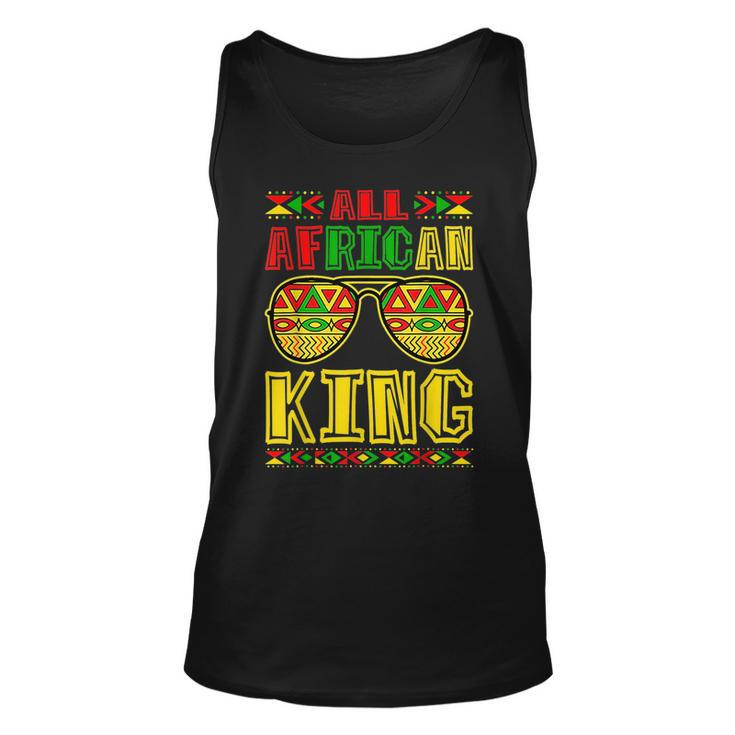 Junenth Black History Month African King Family Matching  Unisex Tank Top