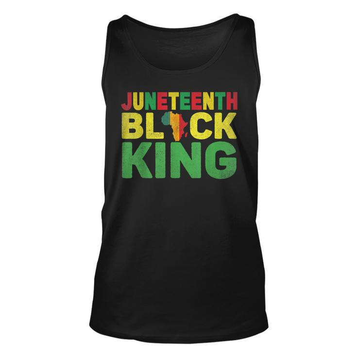 Junenth Black King Melanin Dad Fathers Day Black Pride  Unisex Tank Top