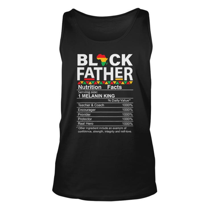 Junenth Black King Nutritional Facts Melanin Fathers Day  Unisex Tank Top