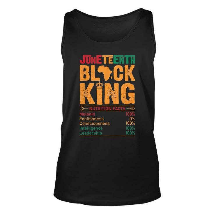 Junenth Black King Nutritional Melanin Dad Fathers Day  Unisex Tank Top