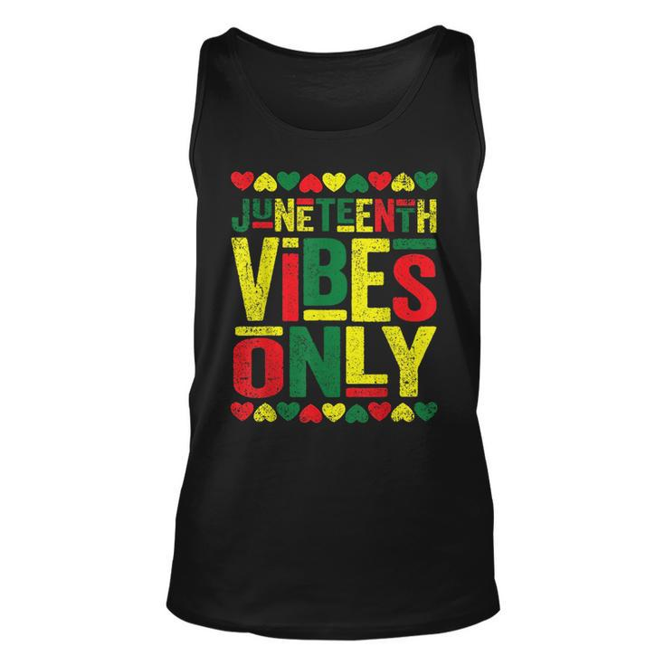 Junenth Cool Vibes Black History African American  Unisex Tank Top