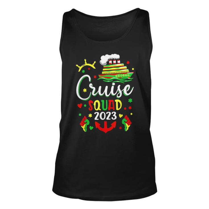 Junenth Cruise Squad 2023 Family Friend Travel Group  Unisex Tank Top