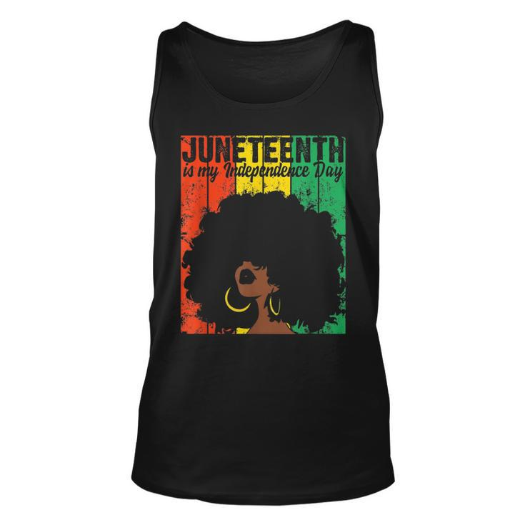 Junenth Is My Independence Day Slavery Freedom 1865  Unisex Tank Top