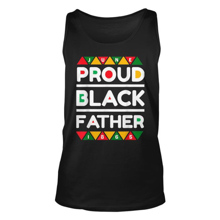 Junenth Proud Black Father For Fathers Day  Unisex Tank Top
