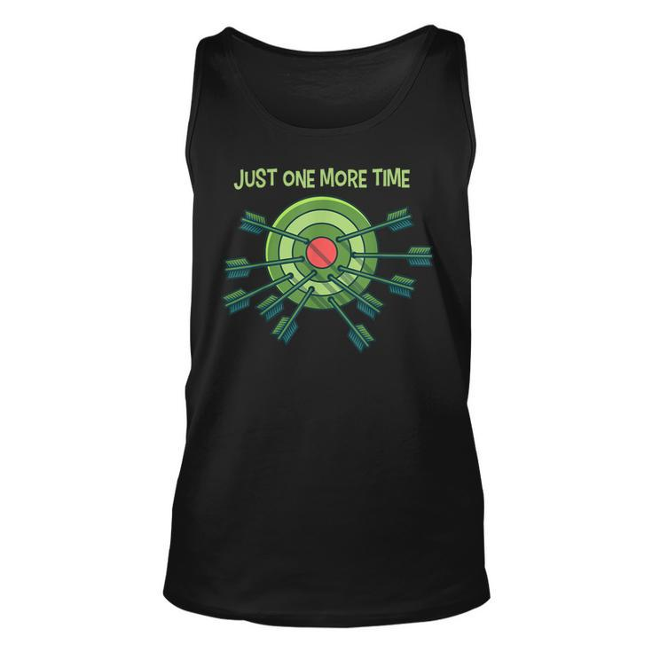 Just One More Time I Archery Target Arrow  Unisex Tank Top