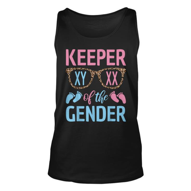 Keeper Of The Gender Baby Shower Gender Reveal Party Outfit Tank Top
