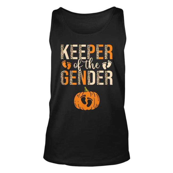 Keeper Of The Gender Reveal Baby Announcement Halloween Tank Top