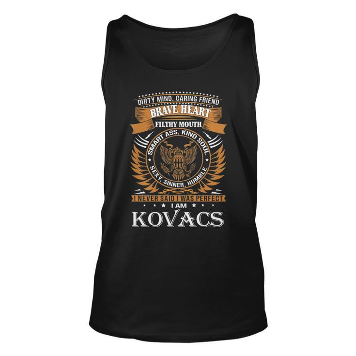 Kovacs Name Gift Kovacs Brave Heart V2 Unisex Tank Top