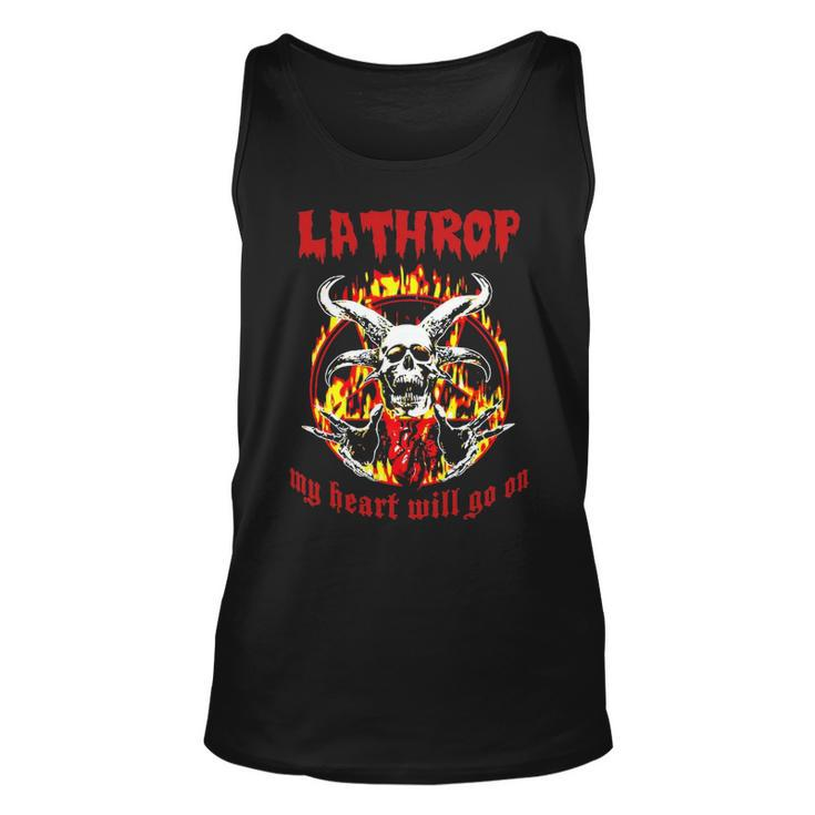 Lathrop Name Gift Lathrop Name Halloween Gift V2 Unisex Tank Top