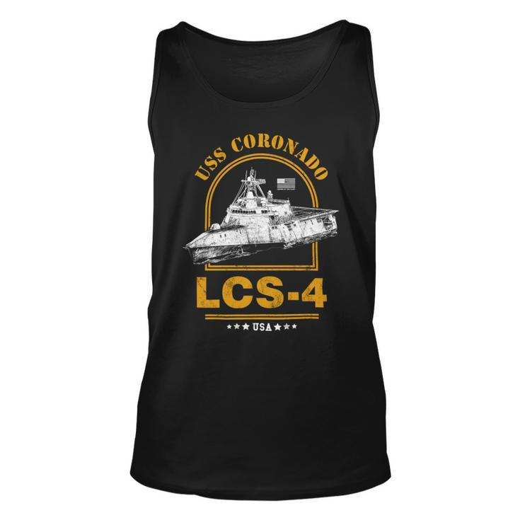 Lcs-4 Uss Coronado Unisex Tank Top