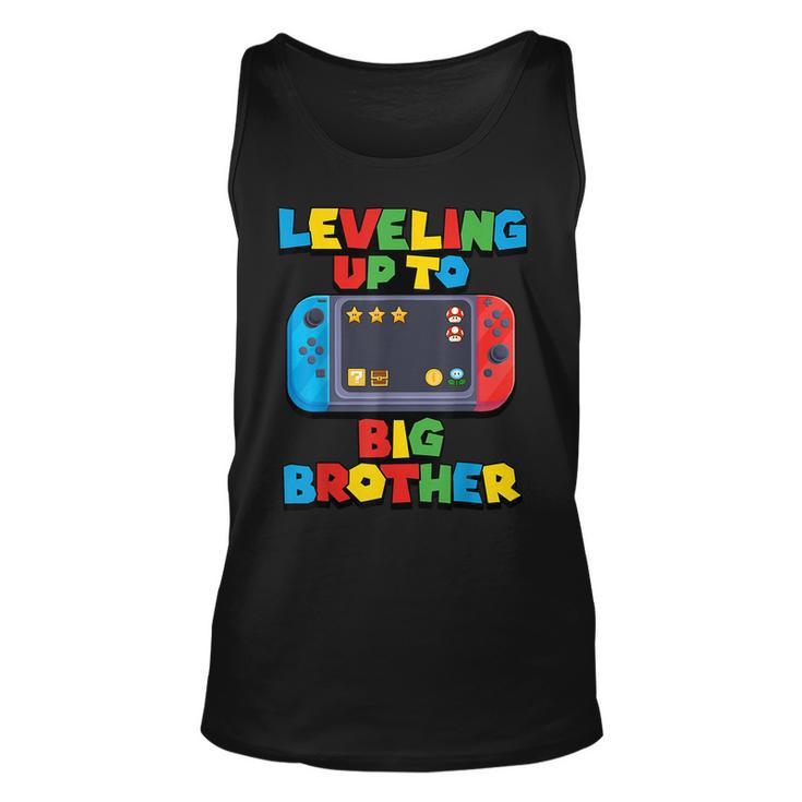 Leveling Up To Big Brother Video Game Gamer Boys  Unisex Tank Top