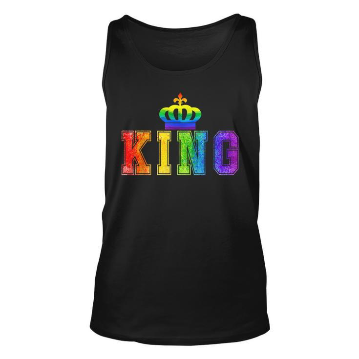 Lgbt Pride  Lesbian King Queen Matching  Gifts Unisex Tank Top