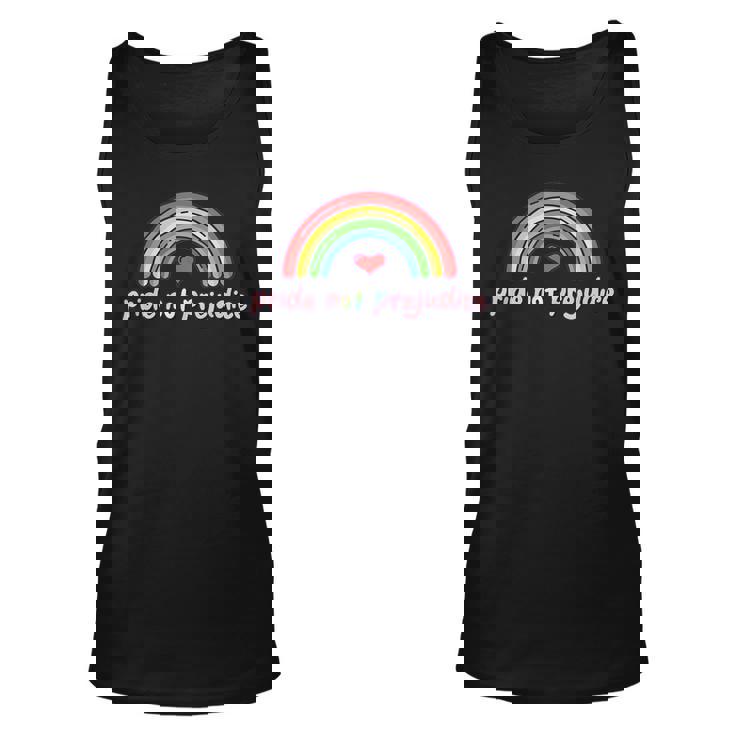 Lgbt Pride Pride Not Prejudice  Unisex Tank Top