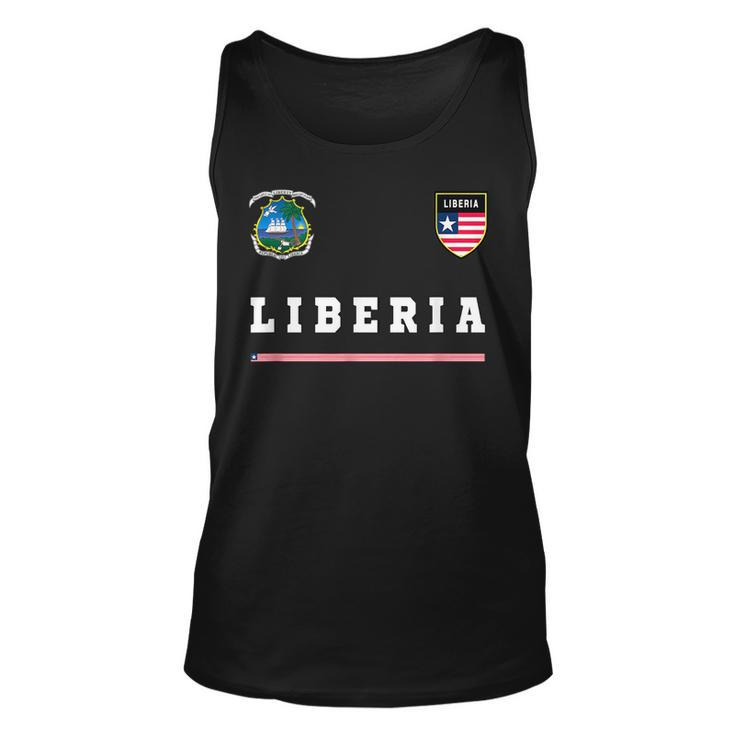 Liberia SportSoccer Jersey  Flag Football  Unisex Tank Top