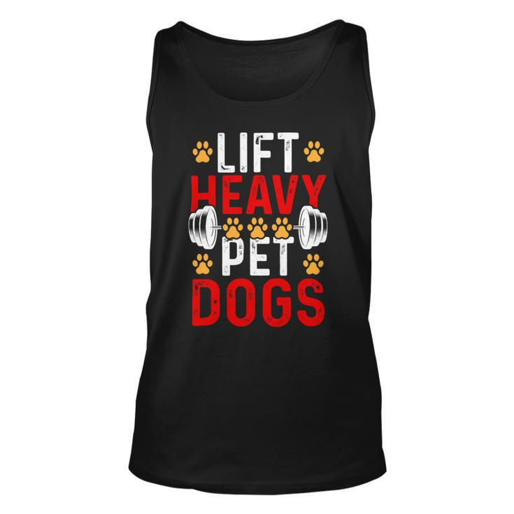 Lift Heavy Pet Dogs Bodybuilding Weight Training Gym 1 Unisex Tank Top