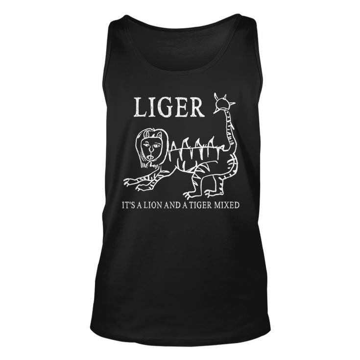 Liger It's A Lion And A Tiger Mixed Tank Top