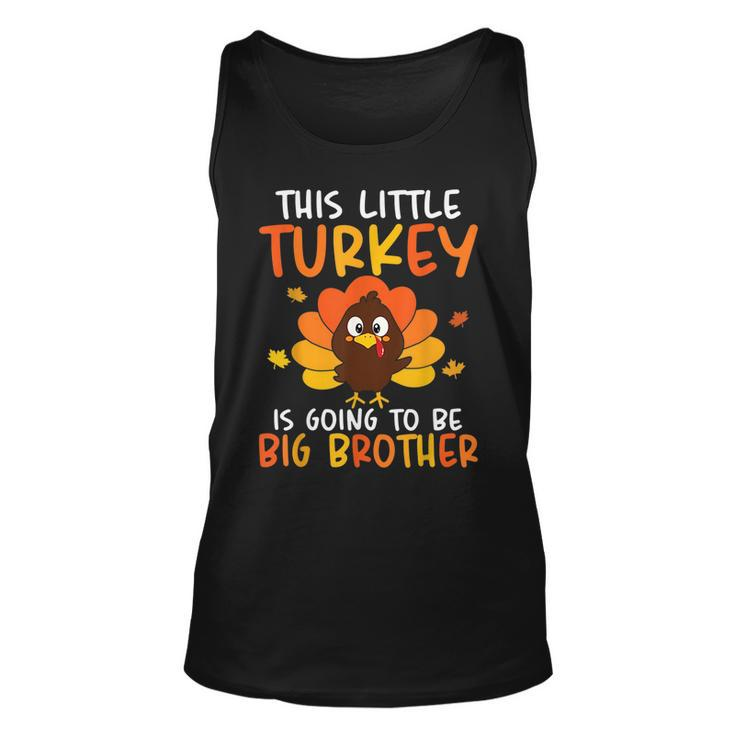Little Turkey Pregnancy Announcement Thanksgiving Boys Kids Tank Top