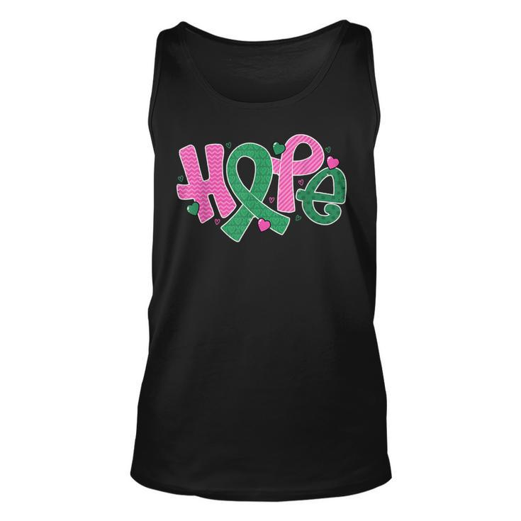 Liver And Breast Cancer Hope October Cancer Awareness Month Tank Top