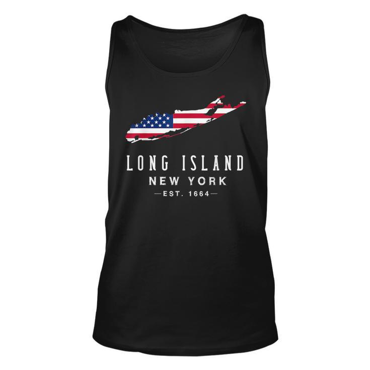 Long Island Ny Souvenir  Native Long Islander Map Nyc  Unisex Tank Top