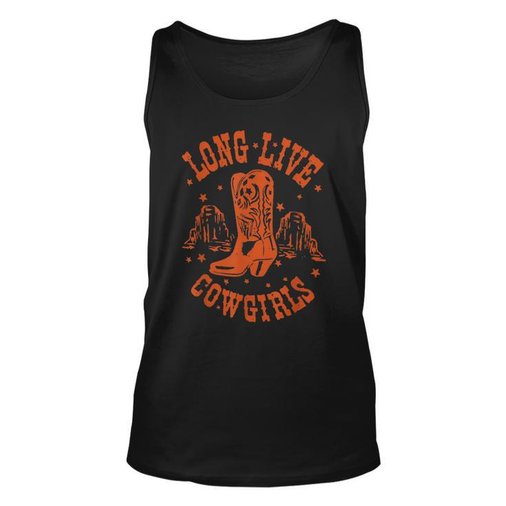 Long Live Howdy Rodeo Western Country Southern Cowgirls  Unisex Tank Top