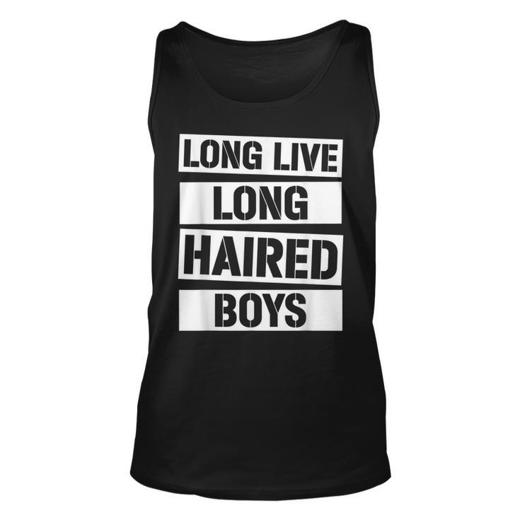 Long Live Long Haired Boys Long Hair Long Hair Kids Men Boy  Unisex Tank Top
