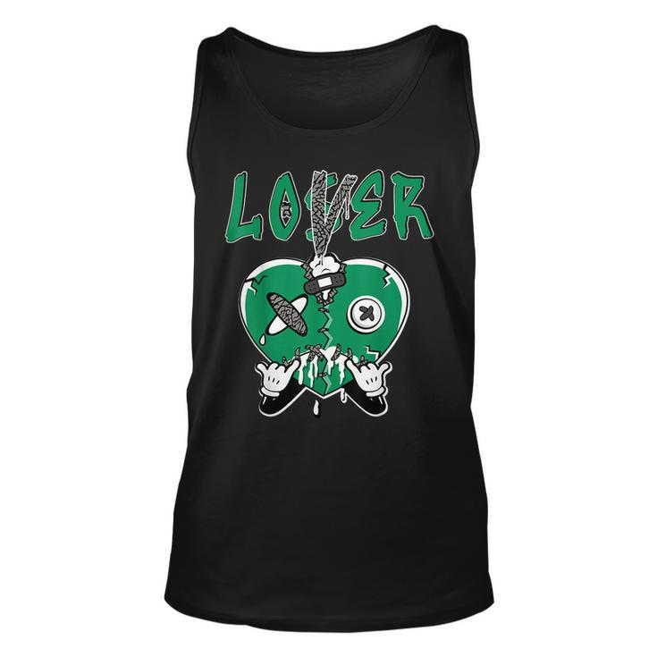 Loser Lover Heart Dripping Pine Green 3S Matching Tank Top