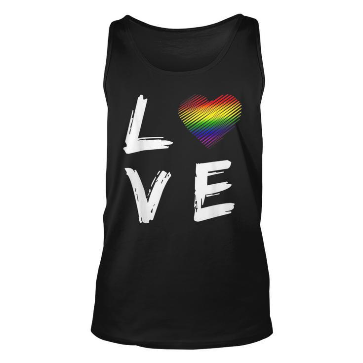 Love Lgbt  Pride Gay Lesbian Gift Unisex Tank Top