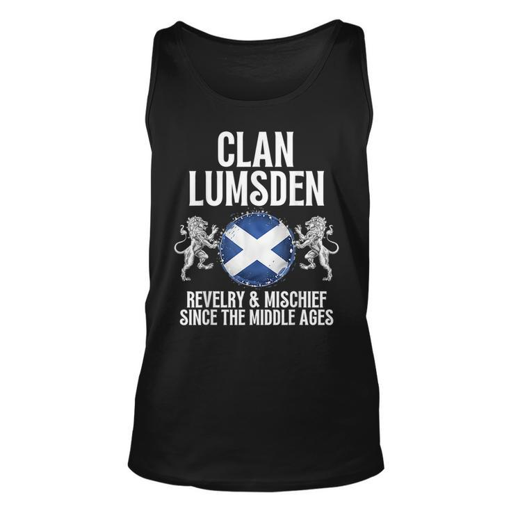 Lumsden Clan Scottish Family Name Scotland Heraldry Unisex Tank Top