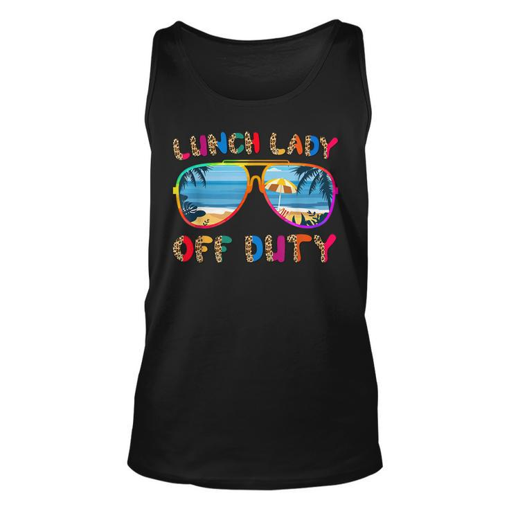 Lunch Lady Off Duty Last Day Of School Summer Cafeteria Crew Tank Top
