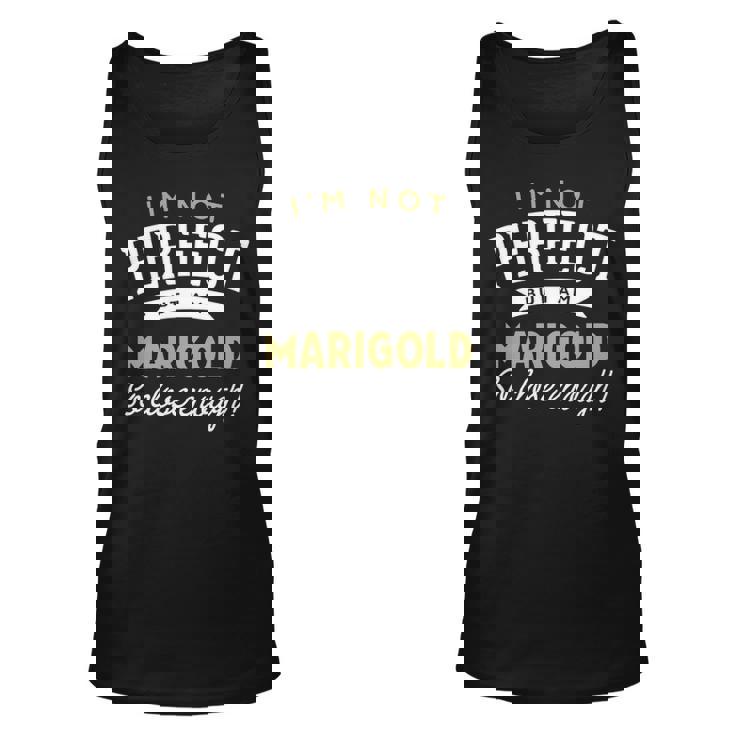Marigold Name Gift But I Am Marigold Unisex Tank Top
