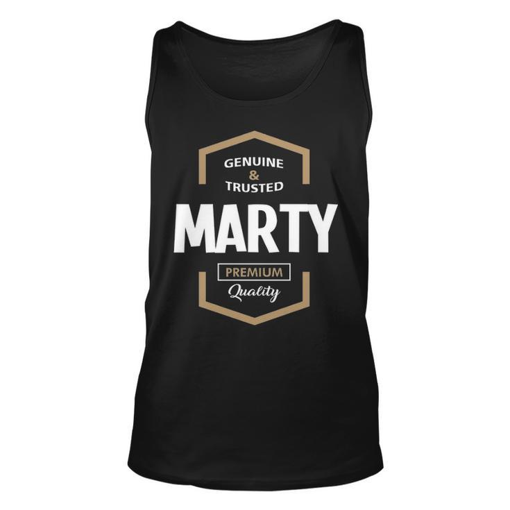 Marty Name Gift Marty Quality Unisex Tank Top