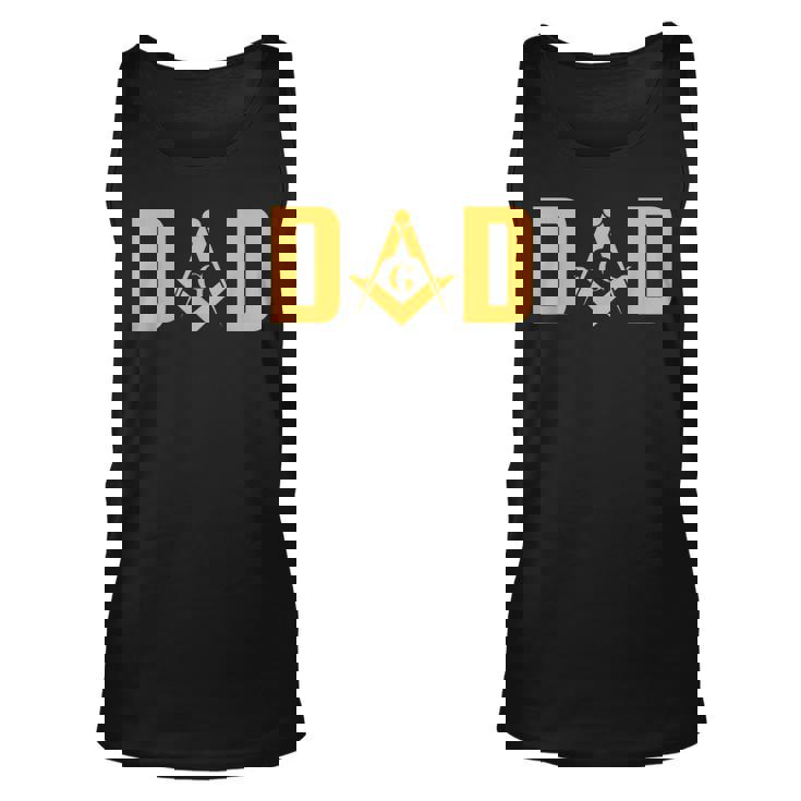 Masonic Dad Mason Symbol  Unisex Tank Top